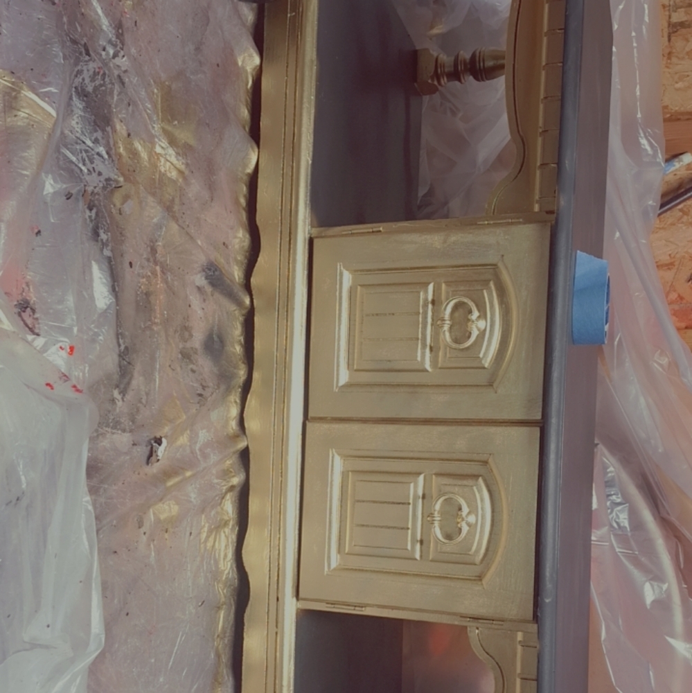Gold Coffee Table - Picture 3 of 3